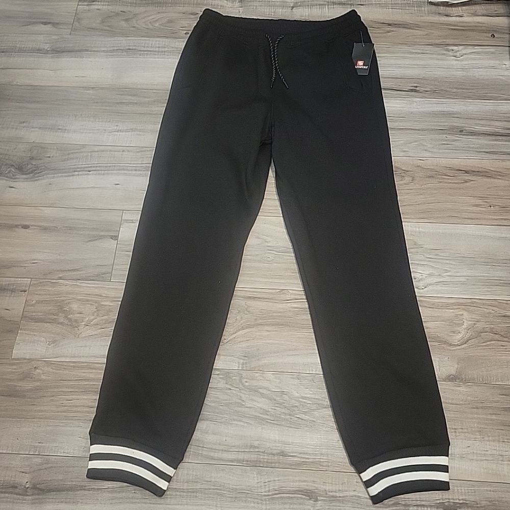 NWOT Southpole Joggers Mens Medium Black Sweatpants  Authentic Collection‎